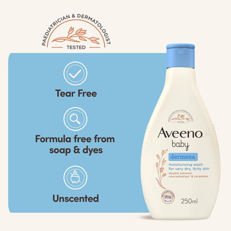 Aveeno Baby Dermexa Moisturising Wash 250 Ml