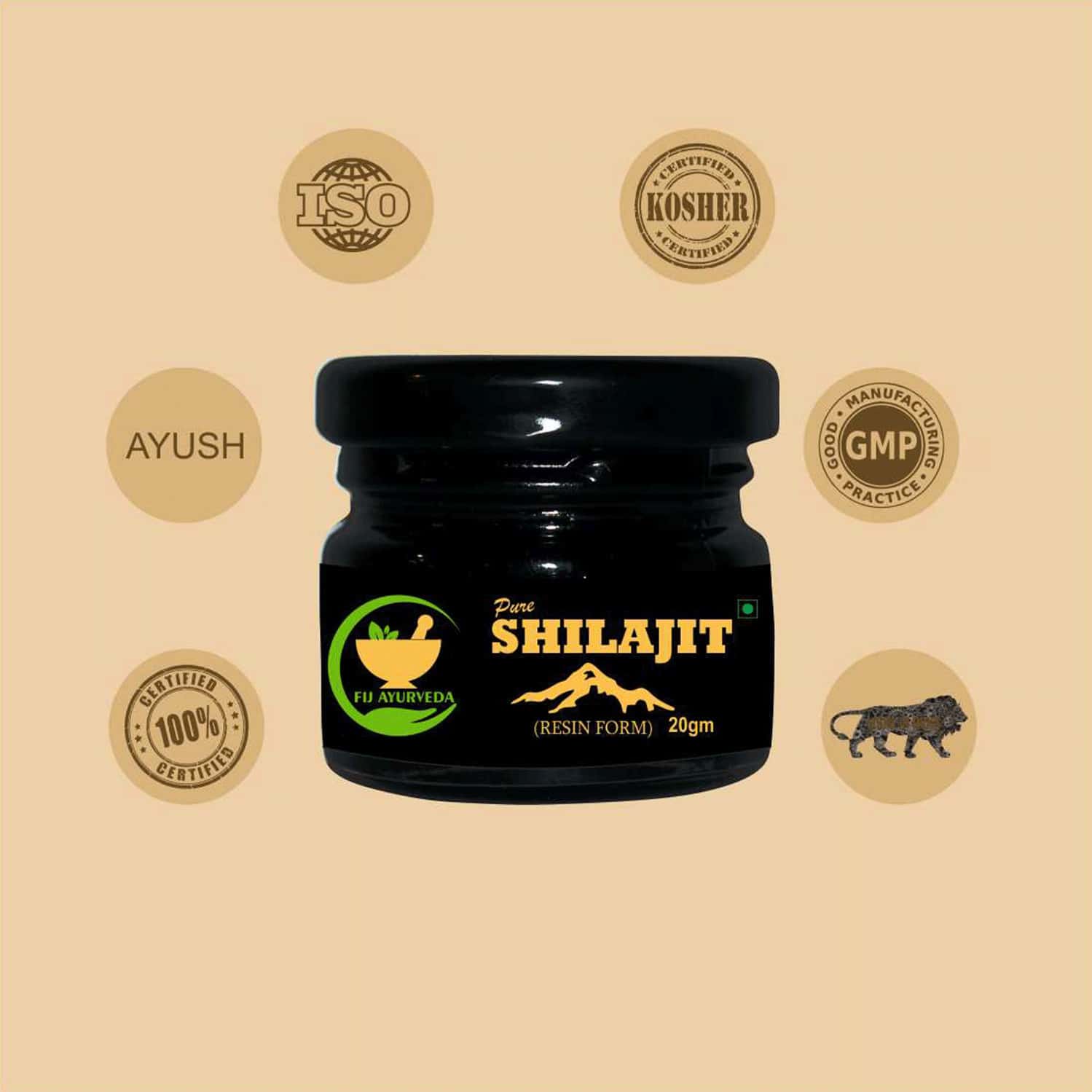 Buy FIJ AYURVEDA PURE AYURVEDIC SHILAJIT/SHILAJIT RESIN (SEMI LIQUID