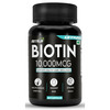 Nutrija Biotin 10 | 000Mcg | Reduce Hair Fall & Boost Hair Growth - (120 Capsules)