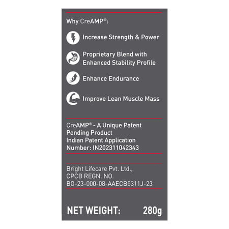 Muscleblaze Creatine Monohydrate Cream | Juicy Berries | 62 Servings - 280g / 0.61lbs