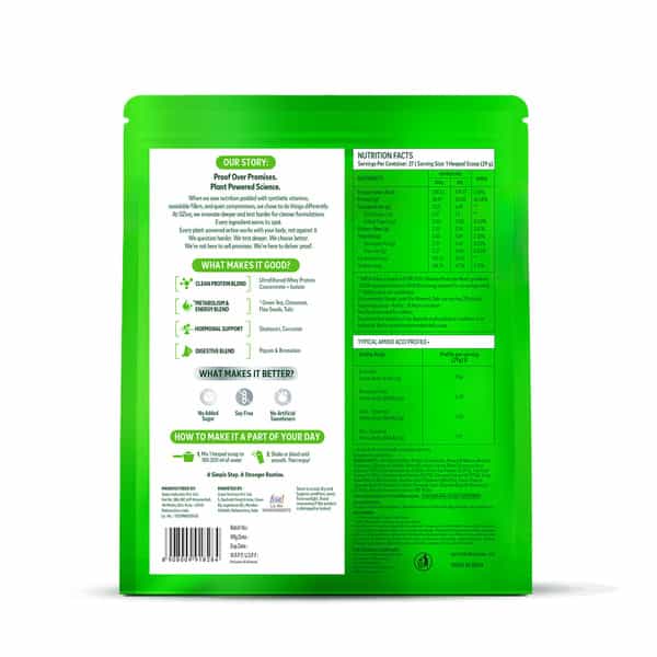 Oziva Protein & Herbs | For Women | Vanilla Almond | For Better Metabolism & Skin | 800 Gm