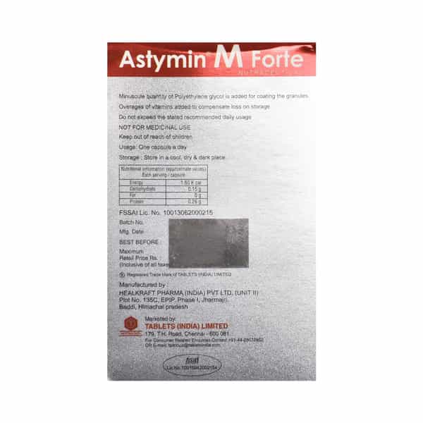 Astymin M Forte Strip Of 15 Capsule (Pack Of 2)