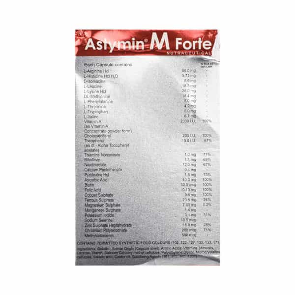 Astymin M Forte Strip Of 15 Capsule (Pack Of 2)