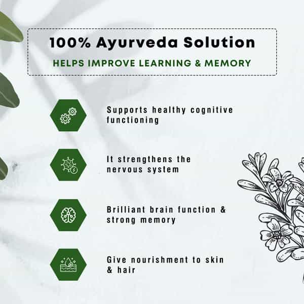 Four Seasons Brahmi Tablet - 60 Tabs| Mind Wellness | Improves Alertness (Pack Of 2)