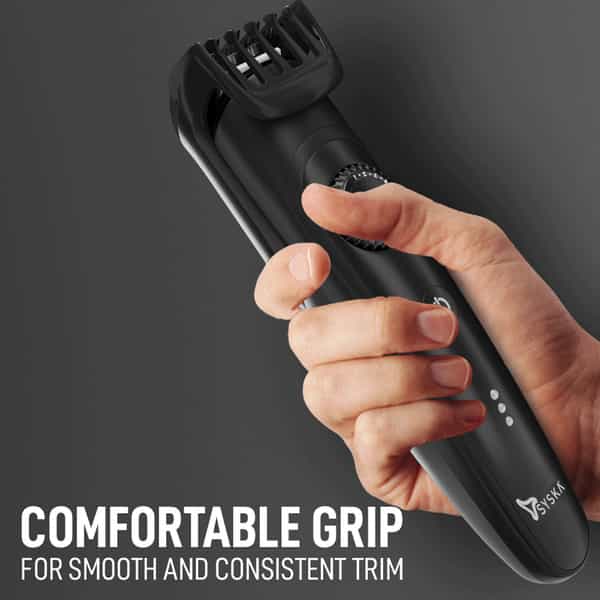 Syska Ht900 Runtime: 120 Min Trimmer For Men (Black)