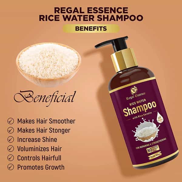 Regal Essence Rice Water Shampoo With Strength & Growth Formula 300 Ml