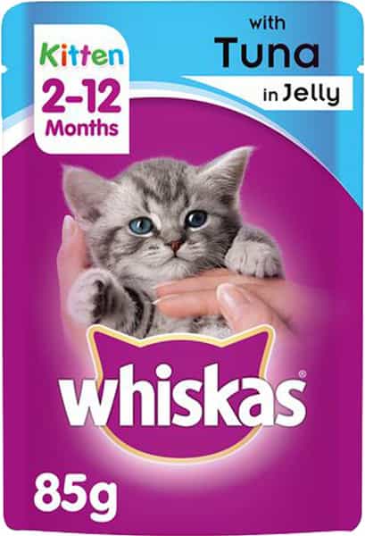 Whiskas Kitten Jellytuna 85 Gm Pouch