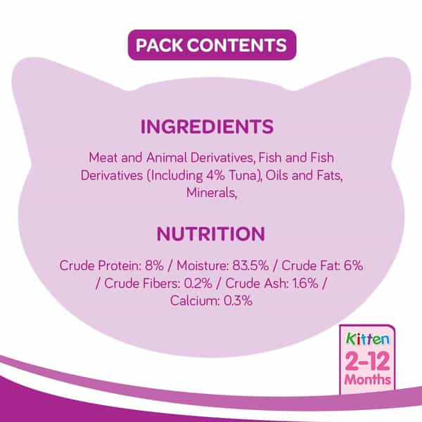 Whiskas Kitten Jellytuna 85 Gm Pouch