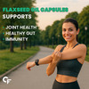 Carbamide Forte Cold Pressed Flaxseed Oil Capsules 1250Mg Omega3 6 9 - 60 Capsules