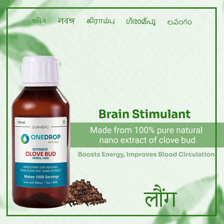 Durmeric Onedrop Intensive Clove Bud Herbal Drops- 100 Ml