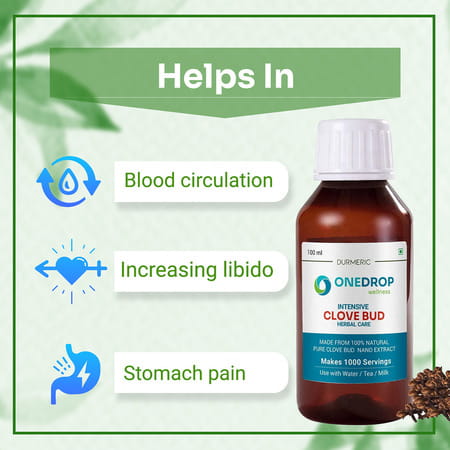 Durmeric Onedrop Intensive Clove Bud Herbal Drops- 100 Ml