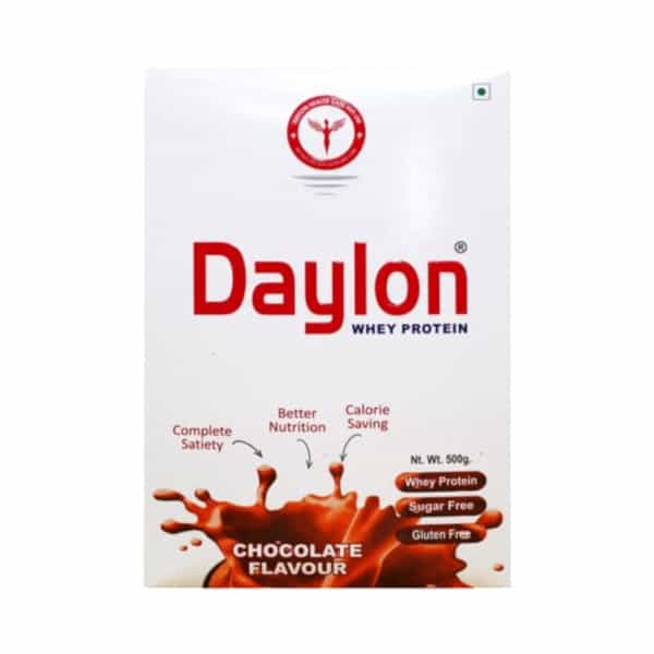 Daylon Whey Protein Sugar Free Chocolate Flavour Box Of 500Gm