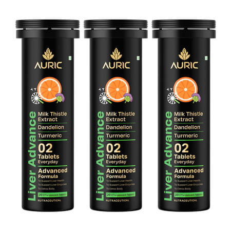 Auric Liver Advance Effervescent | 60 Tablets