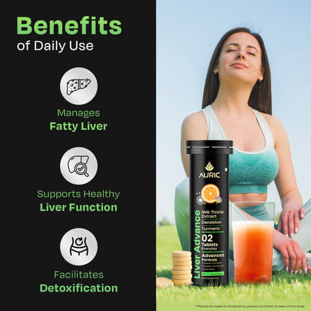 Auric Liver Advance Effervescent | 60 Tablets