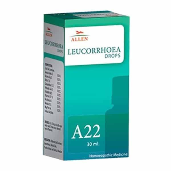 Allen Laboratories A22 Leucorrhoea Drops 30 Ml