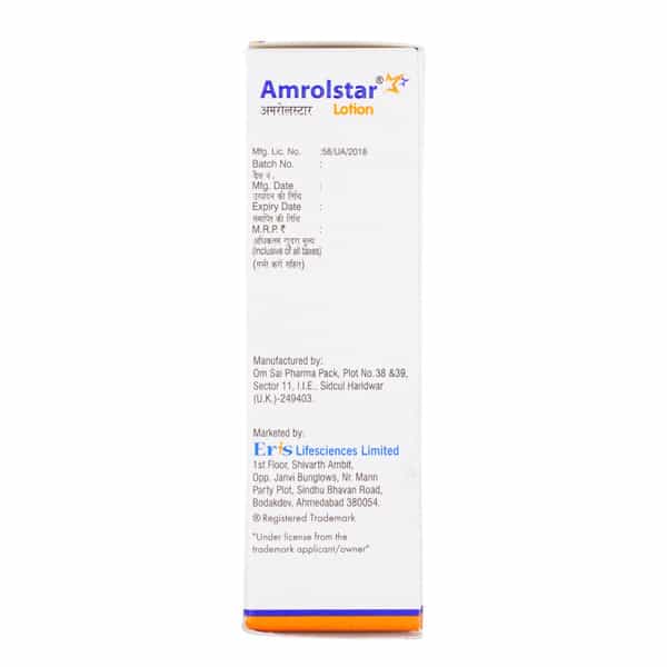 Amrolstar 0.25% Bottle Of 30Ml Lotion