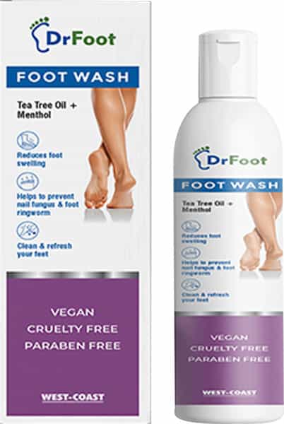 Dr Foot Foot Wash With Tea Tree Oil Menthol 100Ml