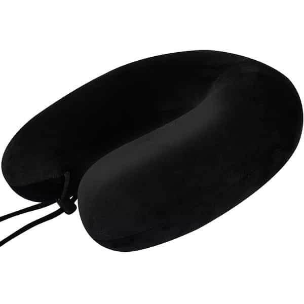 Trajectory Travel Neck Pillow Rest Cushion With 5 Years Warranty | Men And Women Black