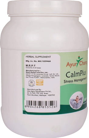 Ayur Champ Calmplus - 900 Capsules Pack Of 2