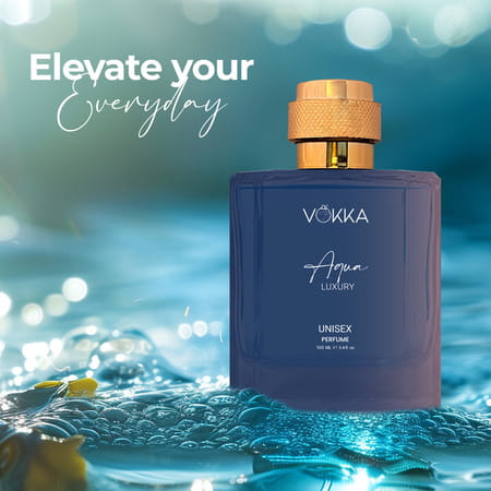 Vokka Aqua 100 Ml | Unisex Luxury Long Lasting Perfume For Men & Women | Aquatic Scent Eau De Parfum