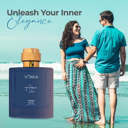 Vokka Aqua 100 Ml | Unisex Luxury Long Lasting Perfume For Men & Women | Aquatic Scent Eau De Parfum