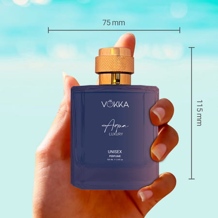 Vokka Aqua 100 Ml | Unisex Luxury Long Lasting Perfume For Men & Women | Aquatic Scent Eau De Parfum