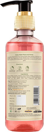 Vagad'S Khadi Rose & Honey Body Wash 200ml L It Leaves Your Body Moisturised And Clean.