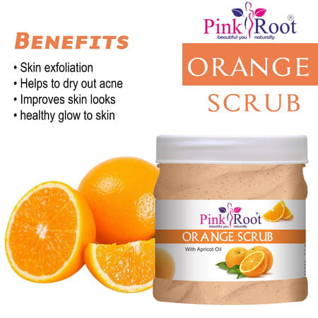 Pink Root Orange Scrub With Apricot Oil 500ml