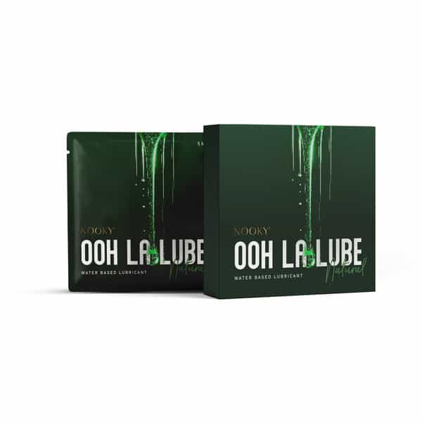 Nooky Ooh La Lube - 3-In-1 Natural Lube Sachet | Water Based |Safe For Oral Intimacy