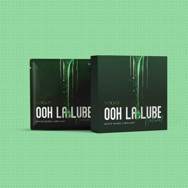 Nooky Ooh La Lube - 3-In-1 Natural Lube Sachet | Water Based |Safe For Oral Intimacy