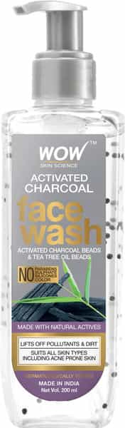 Wow Skin Science Activated Charcoal Face Wash - 200Ml