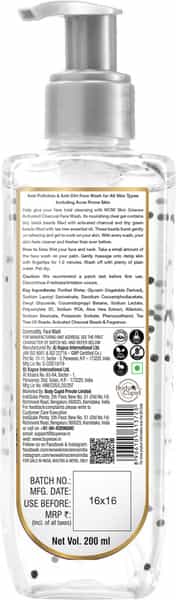 Wow Skin Science Activated Charcoal Face Wash - 200Ml