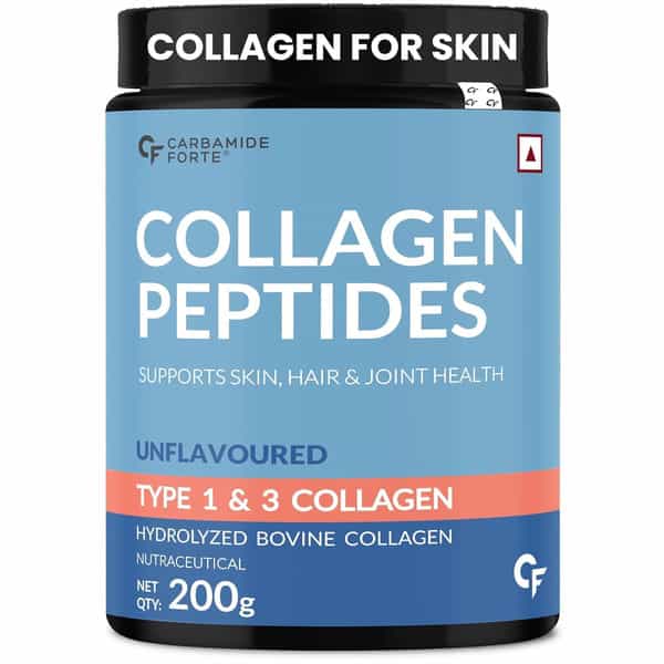 Carbamide Forte Hydrolyzed Collagen Powder Collagen Peptides | Unflavored 200G