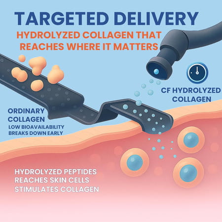 Carbamide Forte Hydrolyzed Collagen Powder Collagen Peptides | Unflavored 200g