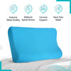 Beatxp By Pristyn Care Hard Pu Foam Cervical Bed Pillow|Orthopedic Medical Pillow |Blue
