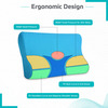 Beatxp By Pristyn Care Hard Pu Foam Cervical Bed Pillow|Orthopedic Medical Pillow |Blue