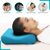 Beatxp By Pristyn Care Hard Pu Foam Cervical Bed Pillow|Orthopedic Medical Pillow |Blue