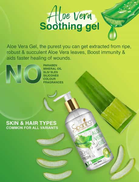 Spantra Aloevera Multipurpose Soothing Gel | 300Ml
