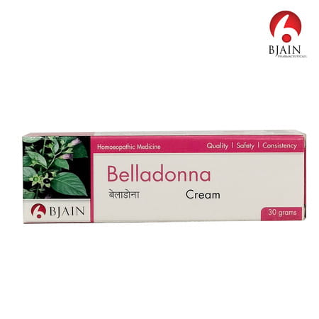 Bjain Belladona Homeopathic Cream - 30gm