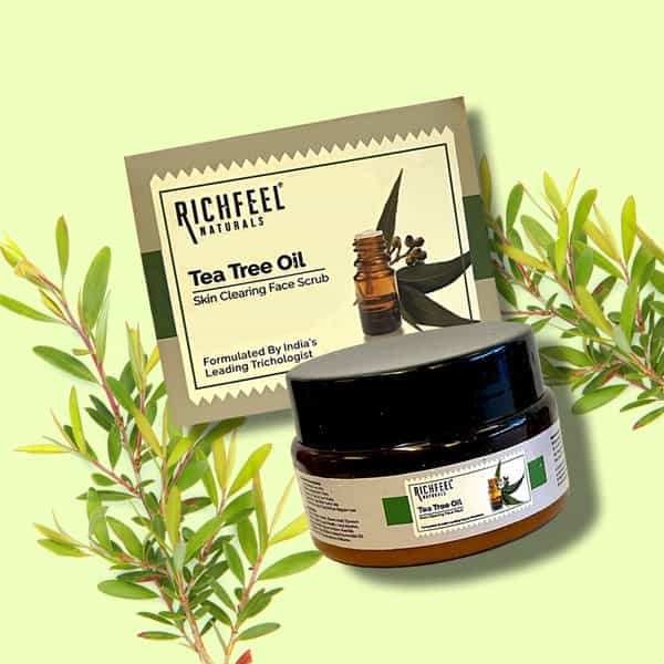 Tea Tree Oil Skin Clearing Face Scrub 50 G
