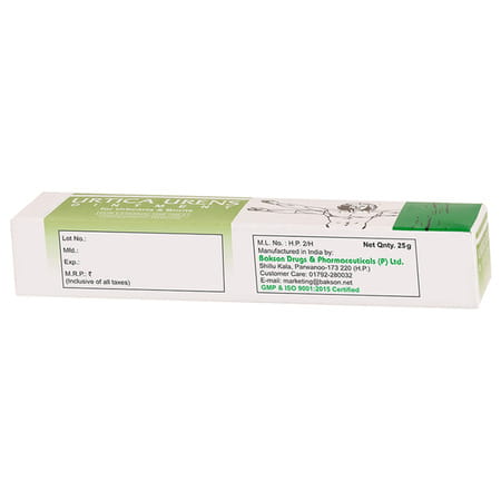 Baksons Homoeopathy Urtica Urens Ointment 25 Gm