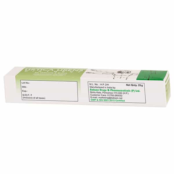 Baksons Homoeopathy Urtica Urens Ointment 25 Gm