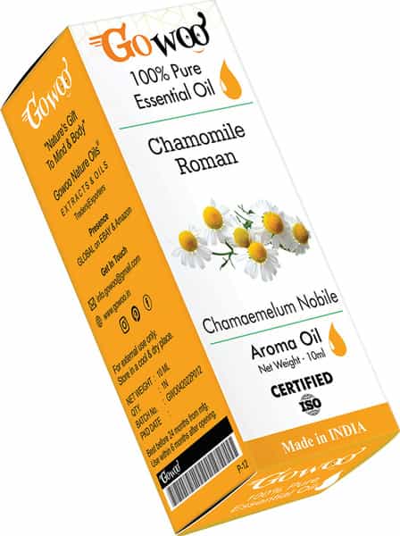 Go Woo 100% Pure Roman Chamomile Oil Virgin & Undiluted 10 Ml