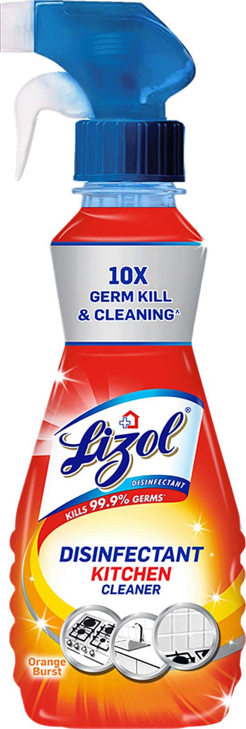 Lizol Kitchen Power Cleaner Liquid Spray 450 Ml