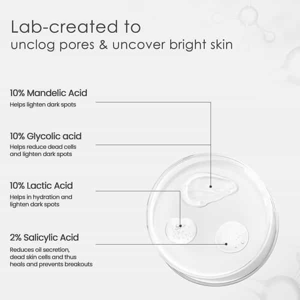 Make O Be Bright Aha Bha Exfoliating Peel - 30Ml