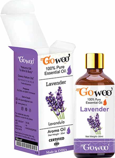 Go Woo 100% Pure Lavender Oil Steam Distilled Virgin 30 Ml