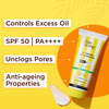 Sunscoop Oil-Control Gel Sunscreen | Spf 50+ | Pa++++ | Mineral Oil Free | Controls Excess Oil | 45G