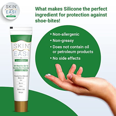 Skineasi Comfoot Anti-Shoe Bite Silicone Gel| Prevents Shoebites & Blisters|20gm