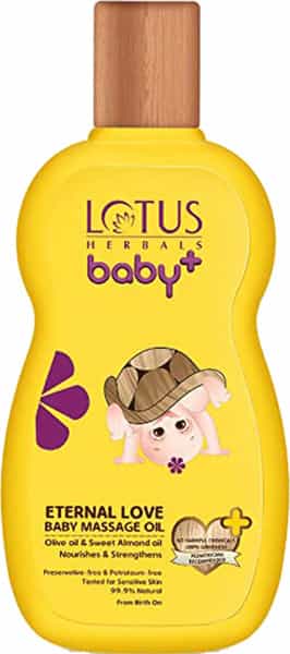 Lotus Herbals Baby+ Eternal Love Baby Massage Oil 200 Ml
