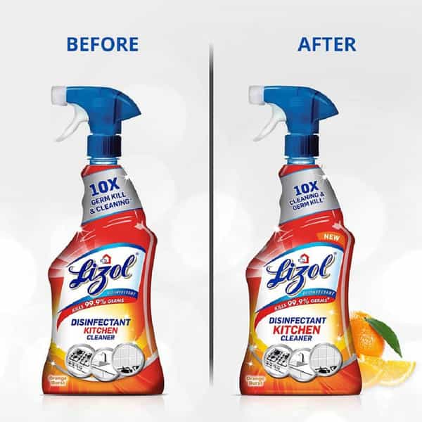 Lizol Power Kitchen Cleaner Bottle Of 450 Ml